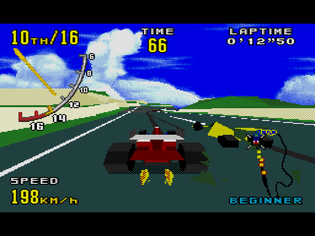 Скриншот игры Virtua Racing